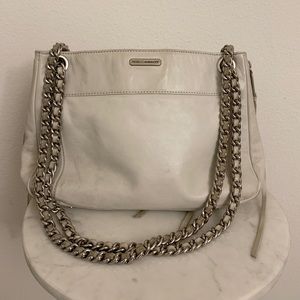 Rebecca Minkoff off white leather shoulder bag